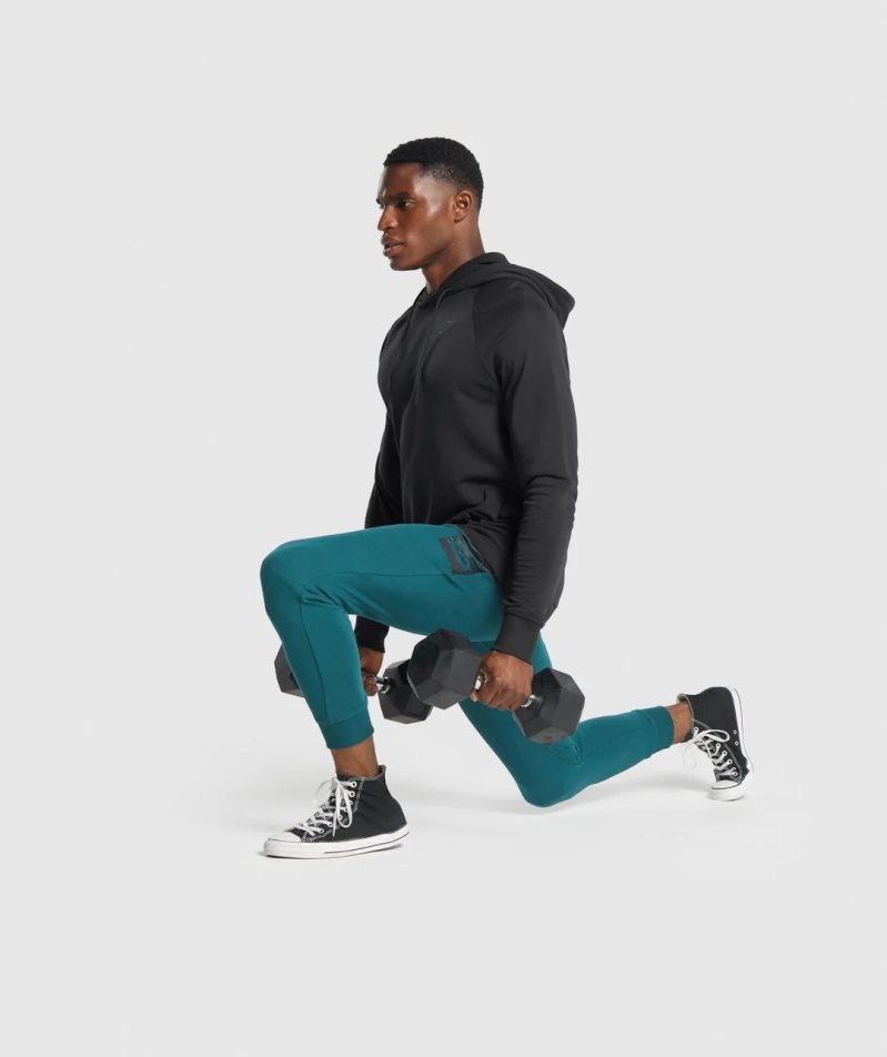 Men's Gymshark Bold Hoodie Black | NZ 7LAZMK